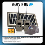Cuddeback CuddeLink Wireless, Low-Glow IR LED Camera Bundle with Accessories