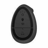 Logitech - Lift Vertical Wireless Ergonomic Mouse with 4 Customizable Buttons - Graphite)