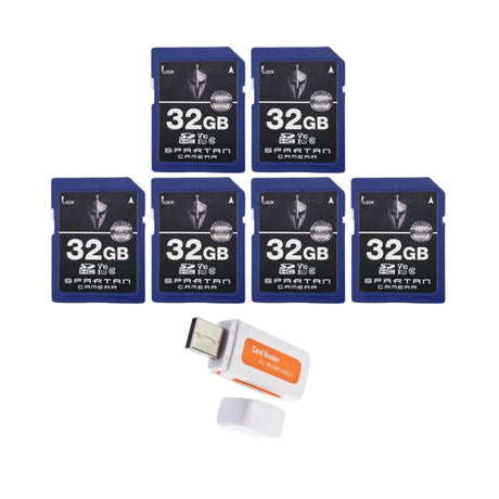 Spartan 32GB Class 10 SD Card (6-Pack) with Micro SD Reader and Writer Bundle - 1