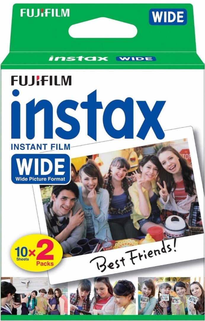 Fujifilm Instax Link Wide Instant Photo Printer with Instant Film and Monochrome Film Bundle