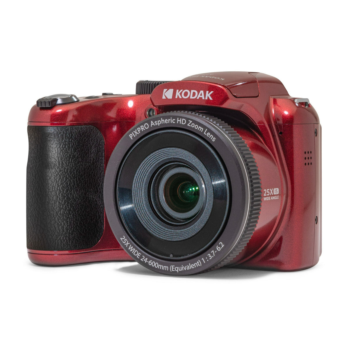 Kodak PIXPRO AZ255 Astro Zoom 16MP Digital Camera (Red) with 32 SD Card and Camera Case