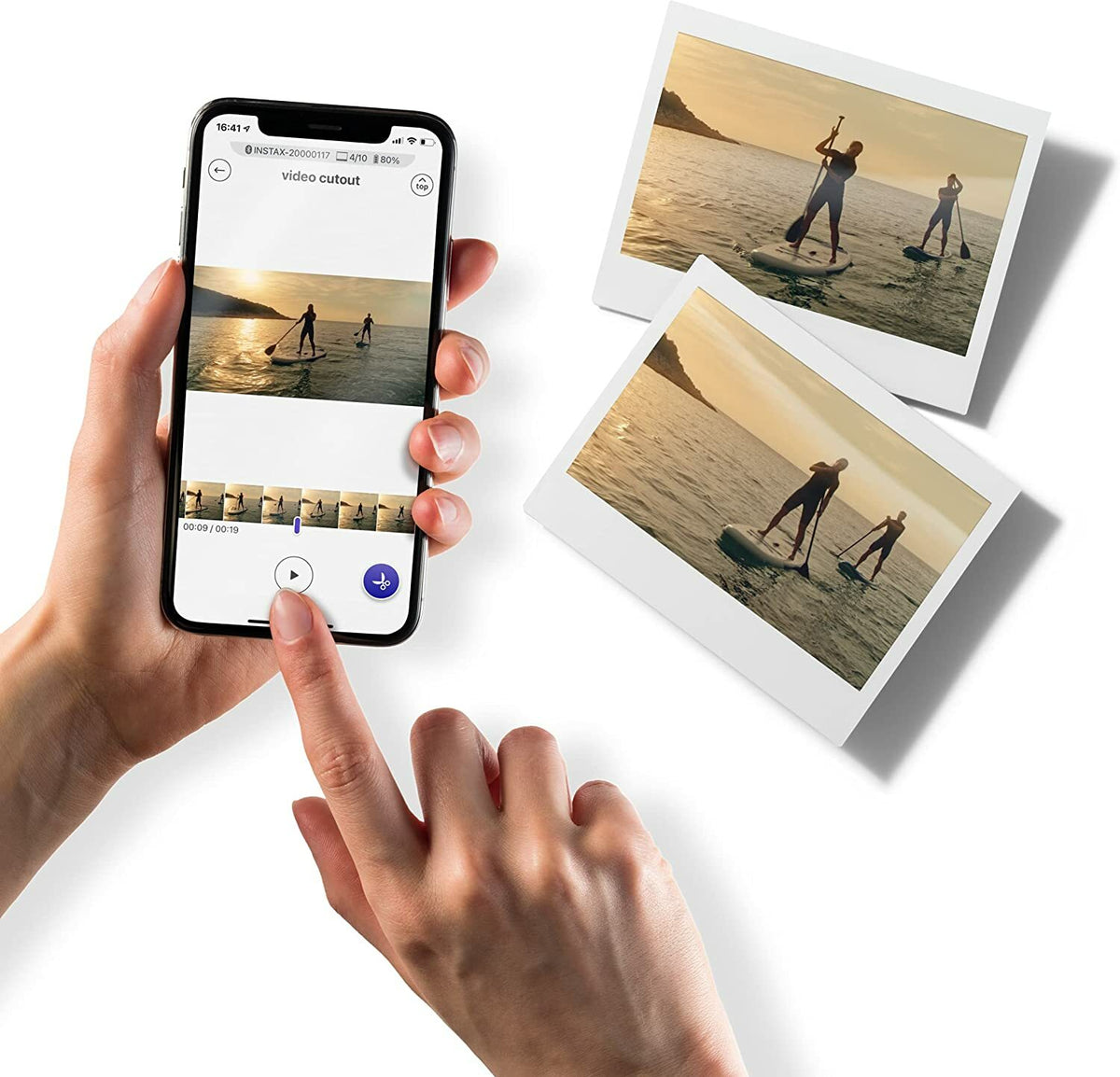 Fujifilm Instax Link Wide Instant Smartphone Photo Printer (Gray) Deluxe Everything Photobox Kit