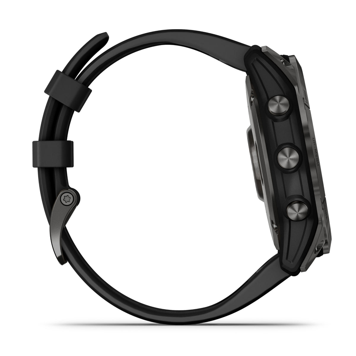 Garmin Fenix 7X Solar GPS Smartwatch with Black Band (Slate Gray)