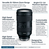 Tamron A058 35-150mm f/2-2.8 Di III VXD Mirrorless Zoom Lens for Sony E-Mount
