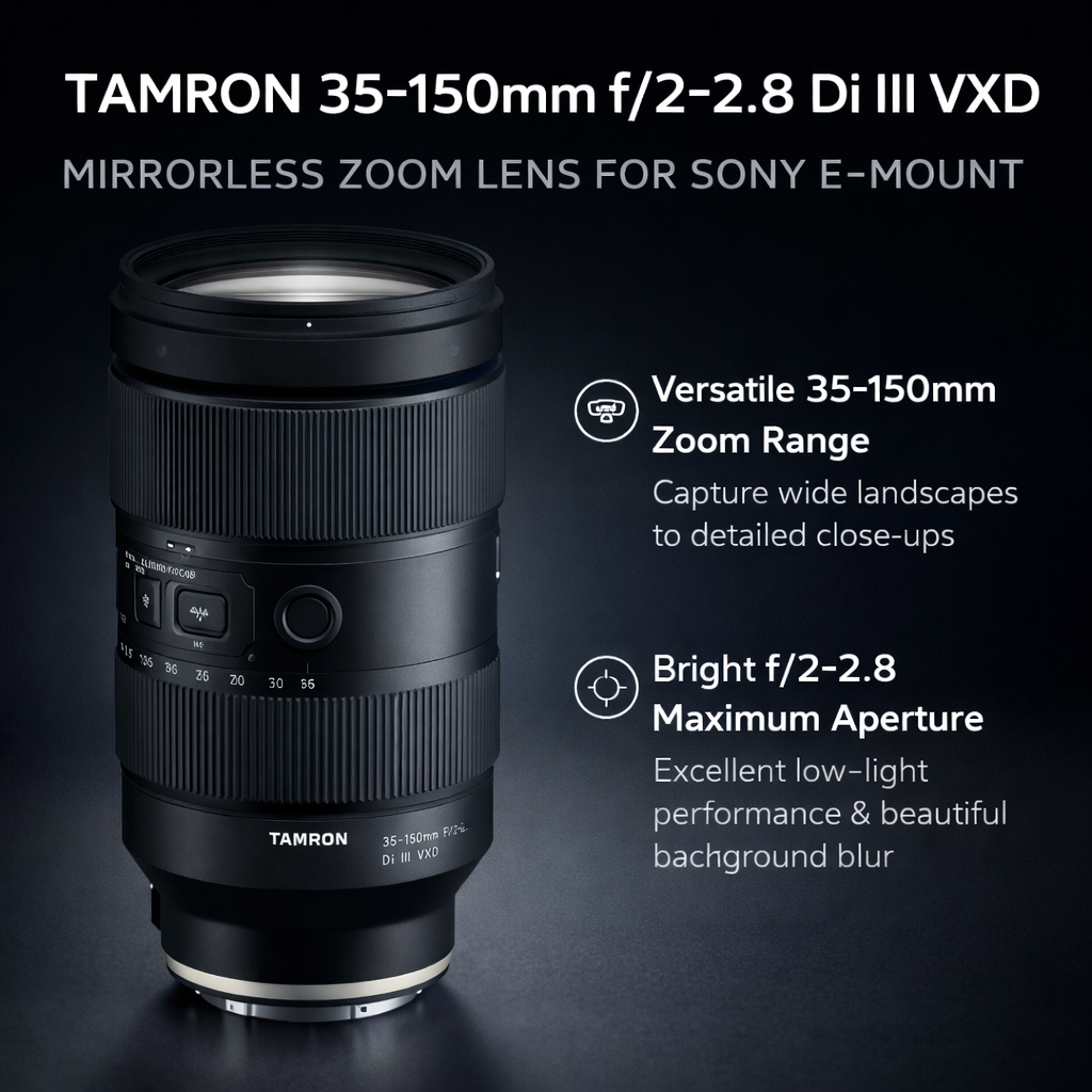 Tamron A058 35-150mm f/2-2.8 Di III VXD Mirrorless Zoom Lens for Sony E-Mount