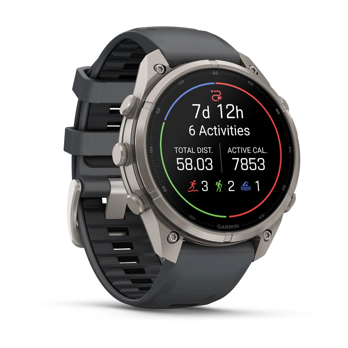 Garmin fēnix 9 Pro GPS 47mm Titanium Smartwatch (Graphite/Black)