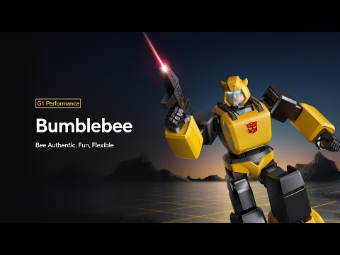Robosen Bumblebee G1 Programmable Robot Toy with Voice and App Control, 17 Joints, Authentic Sounds