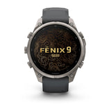 Garmin fēnix 9 Pro GPS 47mm Titanium Smartwatch (Graphite/Black)