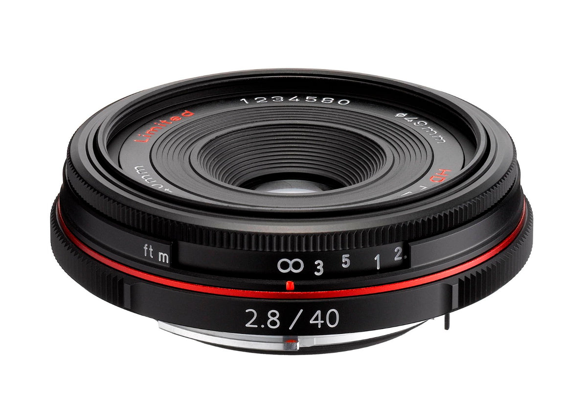 Pentax DA Limited 40mm f2.8 Camera Lens (Black)