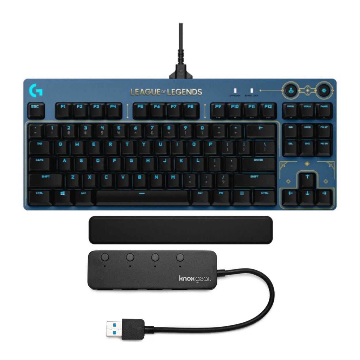 Logitech G PRO K/DA Mechanical Gaming Keyboard, on sale Ultra-Portable Tenkeyless Design