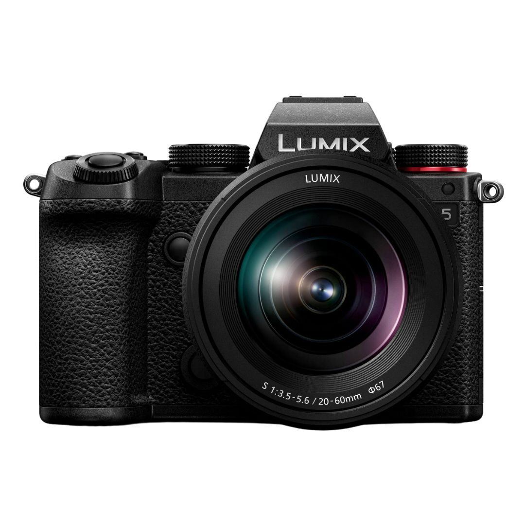 Panasonic LUMIX S5 4K Mirrorless Full-Frame L-Mount Camera with 20-60mm F3.5-5.6 Camera Lens (Refurbished)