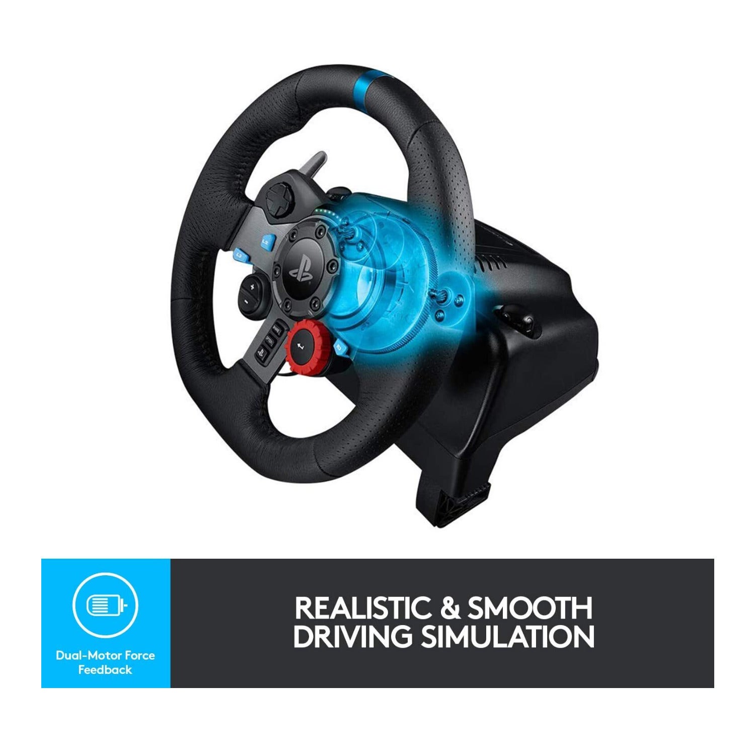 Logitech G Dual-Motor Feedback Driving Force G29 Gaming Racing Wheel with Respon fashion