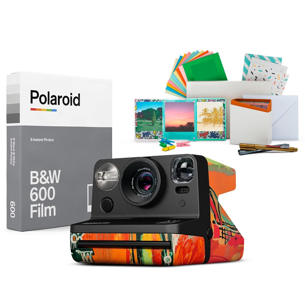 Polaroid Originals Polaroid Now Generation 2 I-Type Instant Camera with Autofocus 2-Lens (Basquiat Edition) Bundle