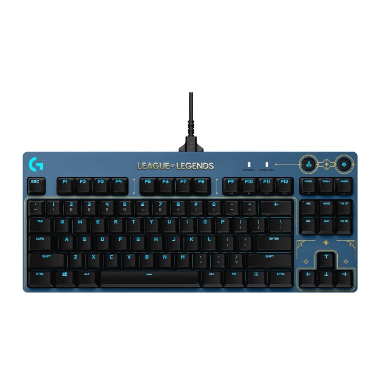 Teclado mecanico logitech pro series rgb shops gx clicky switches