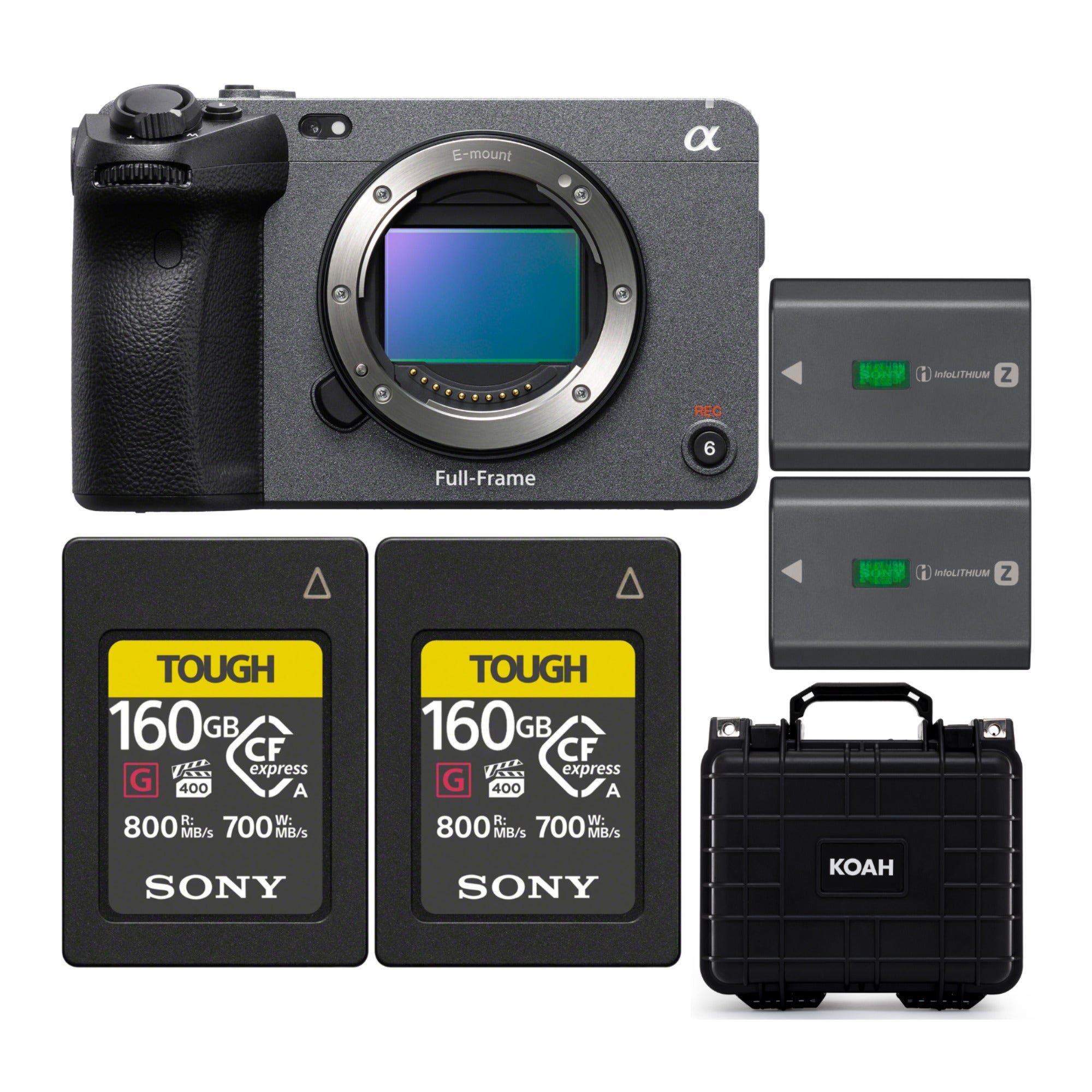 Sony Alpha FX3 Cinema Line Full-frame Camera (Body Only) Bundle in Black