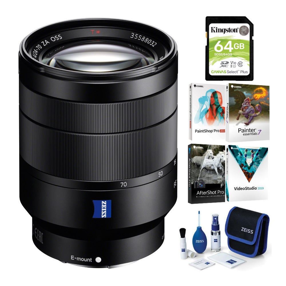 Sony Vario-Tessar T* FE 24-70mm F4 ZA OSS Camera Lens - SEL2470Z | Focus  Camera