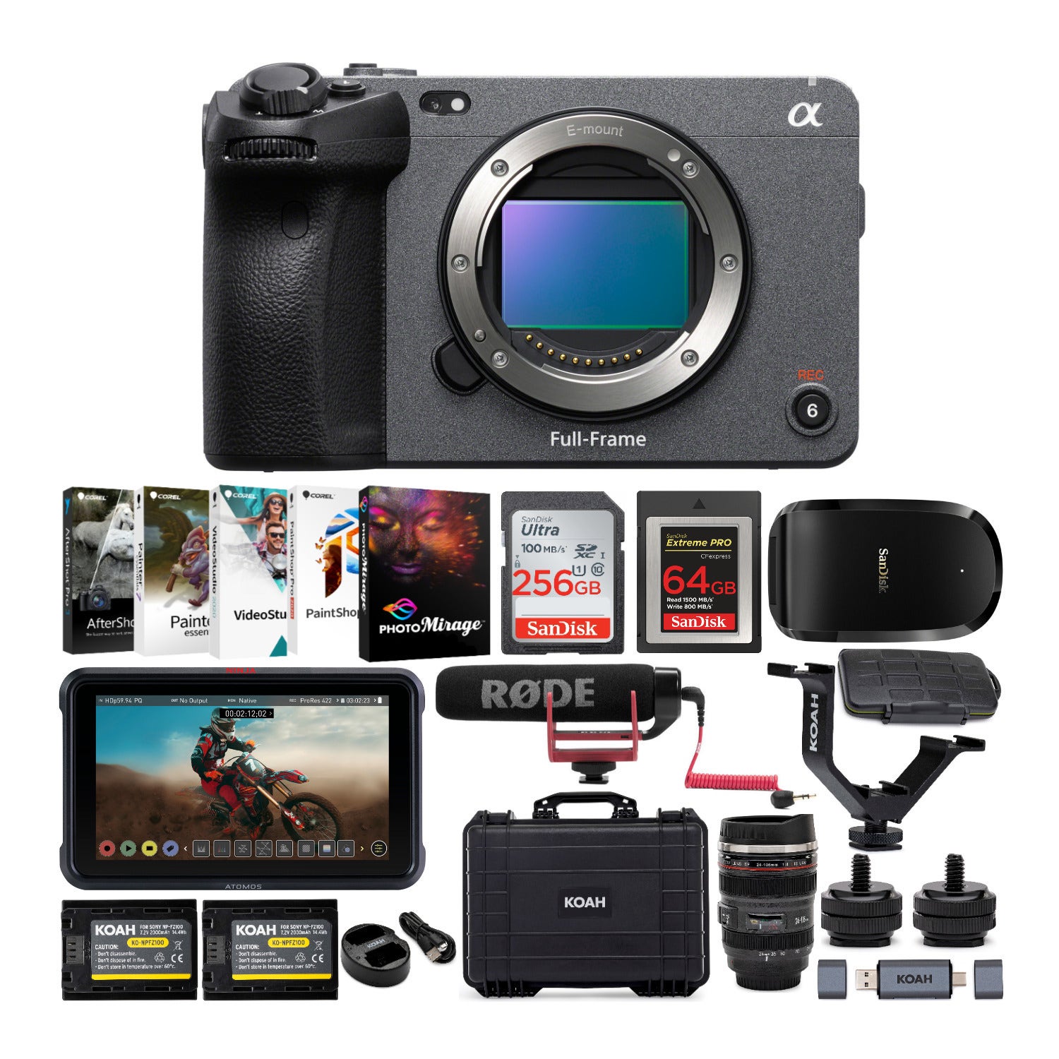 Sony FX3 Full-Frame Cinema Camera Video Production Bundle