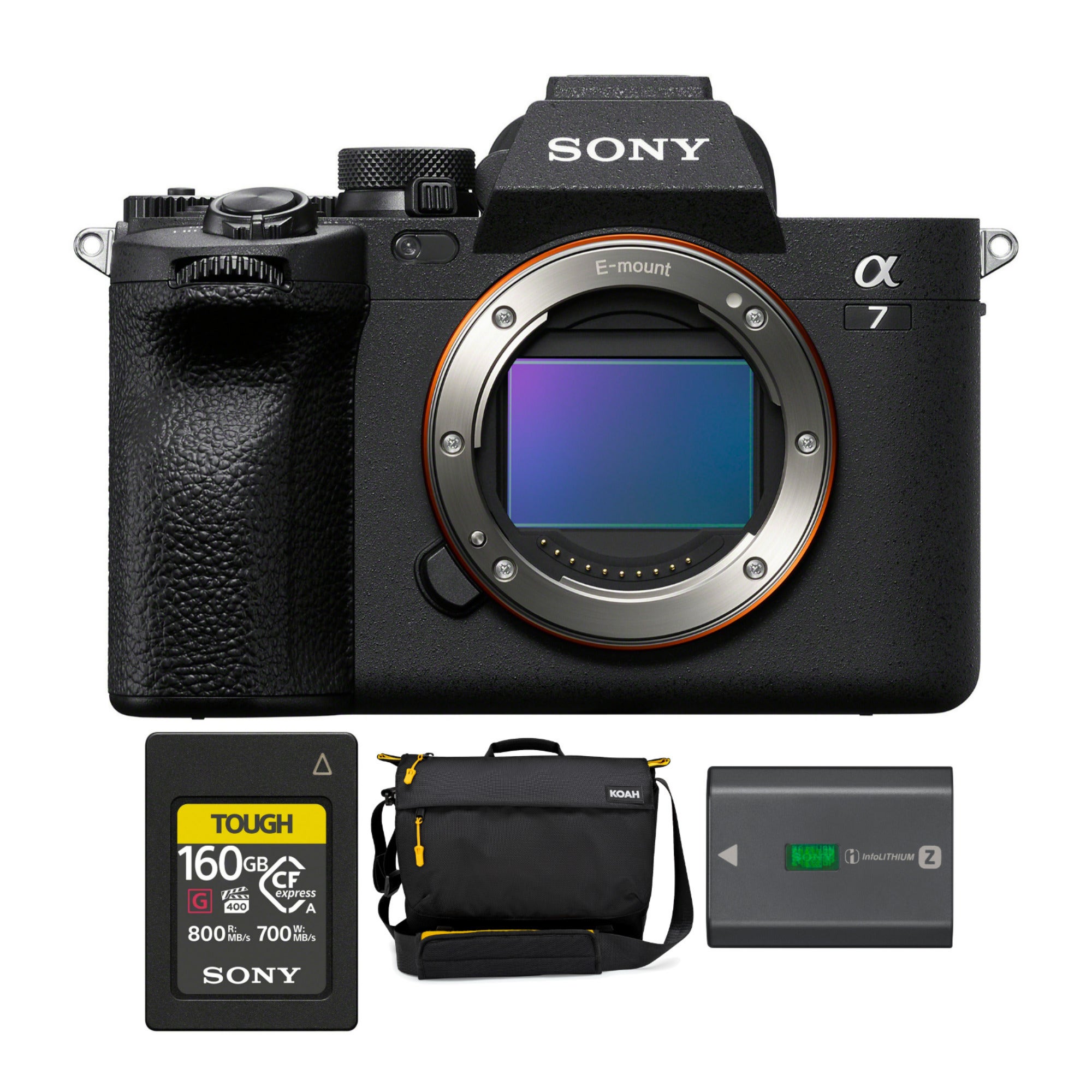 Sony Alpha 7 IV Full-Frame Mirrorless Interchangeable Camera Lens Camera (Body Only) Bundle in Black