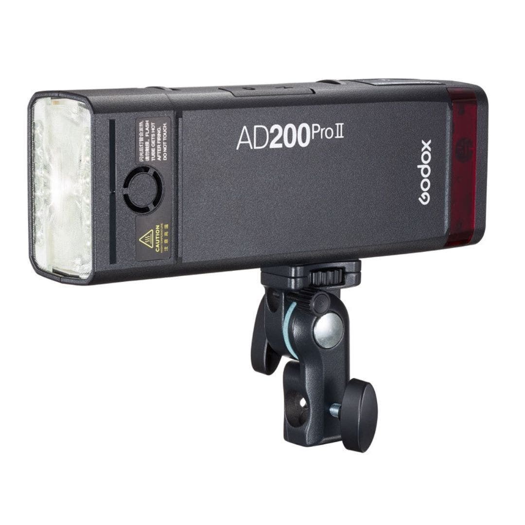 Godox AD200 PRO II TTL Pocket Flash Kit with H200J II, H200 II Flash Heads  and Color Screen Display