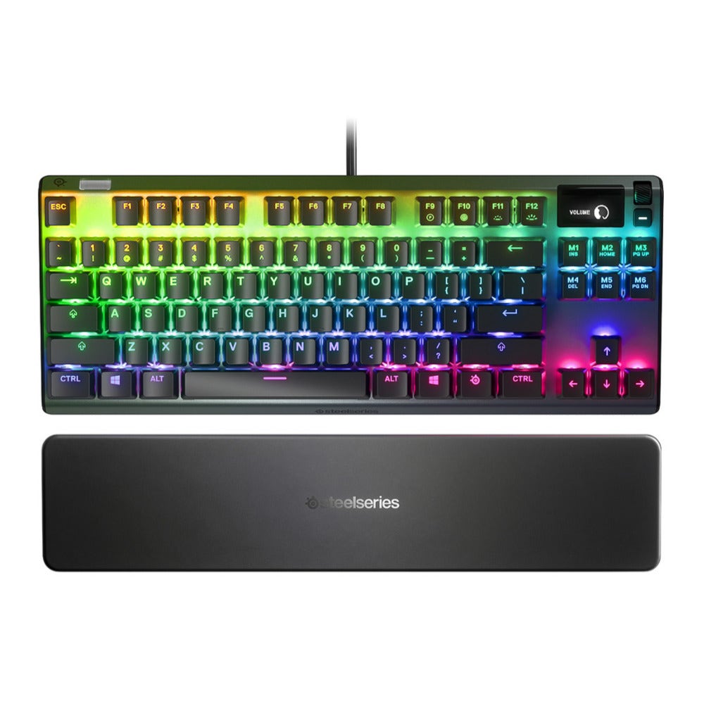 Steelseries Apex shops Pro fullsized keyboard with OLED display