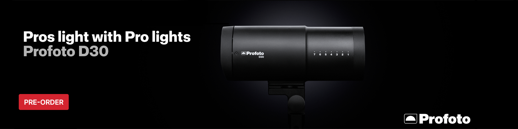 Pre-order New from Profoto D30 Monolight